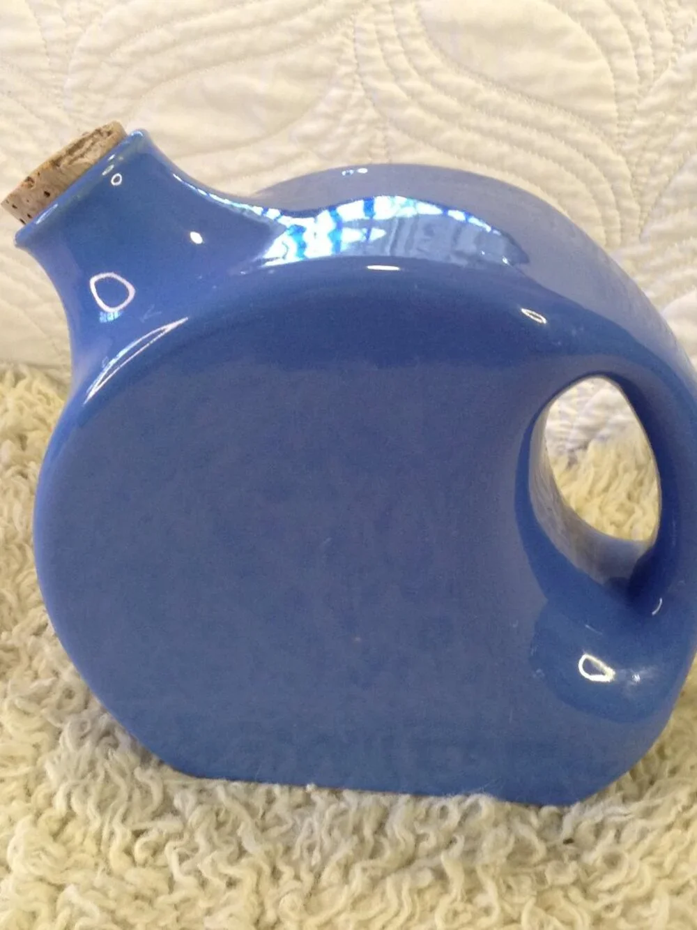 VTG Oxford ware USA Refrigerator Jug '30's Glazed Ceramic Rustic Farmhouse Clean